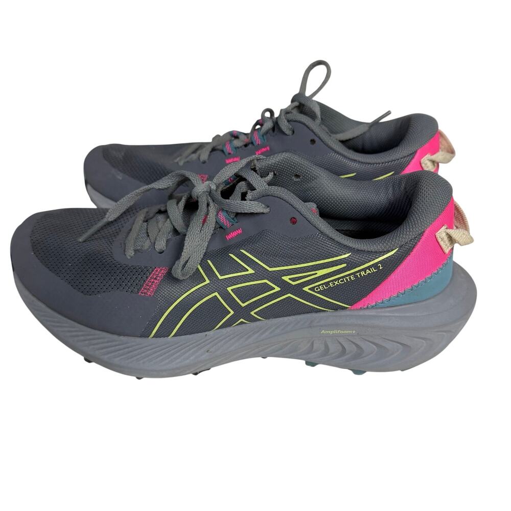 Asics Gel Excite Trail 2 Size 9 Running Shoes Training Gray Pink